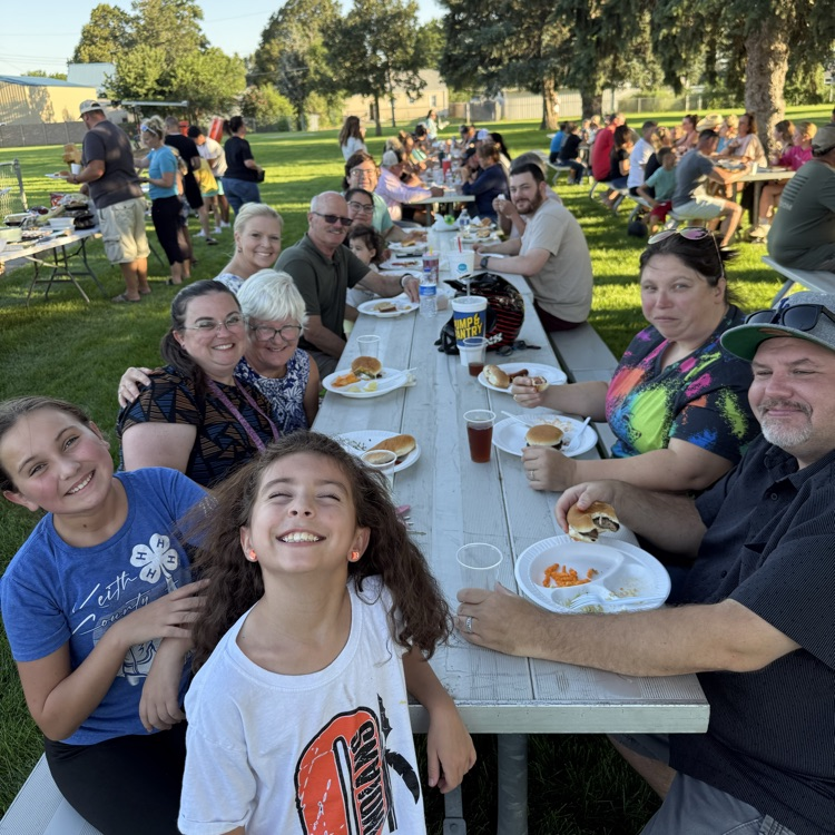 staff at the picnic