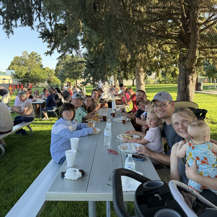 staff at the picnic