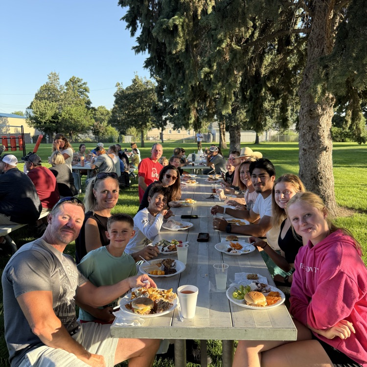 staff at the picnic