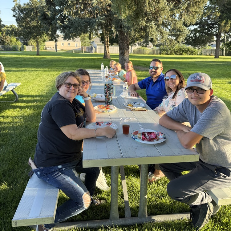 staff at the picnic