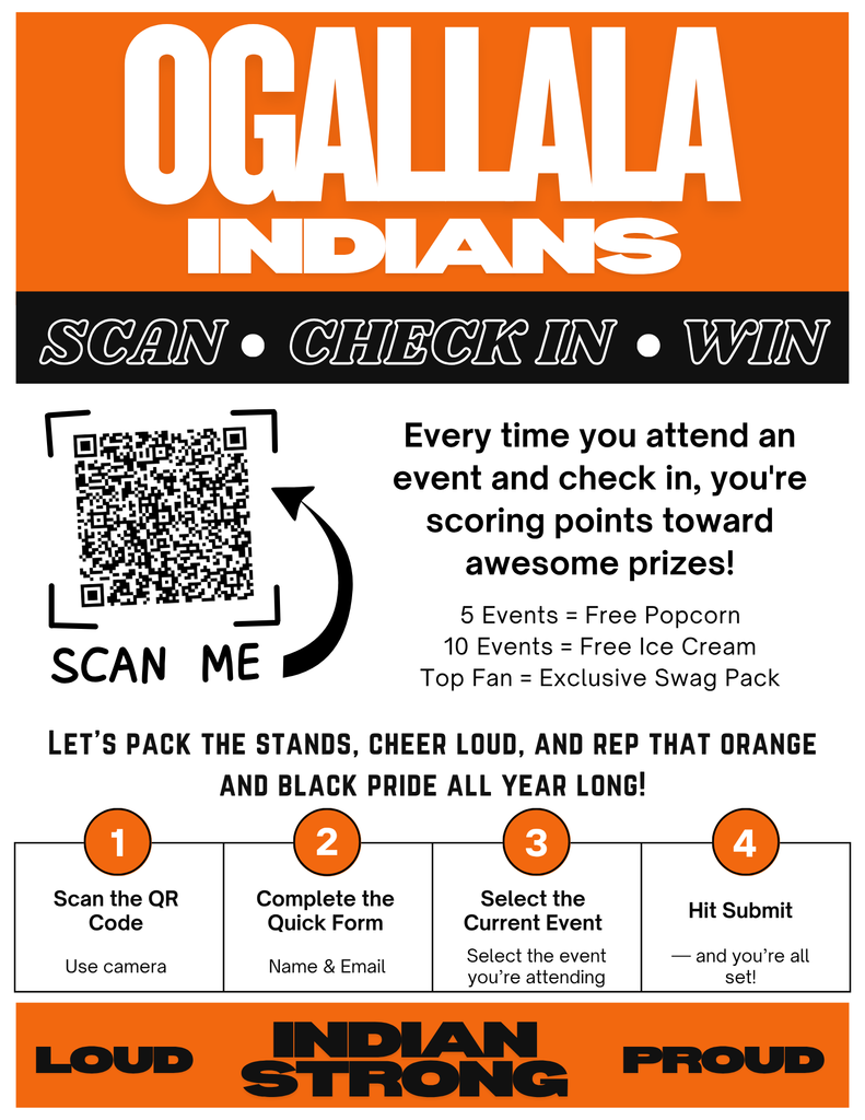fan attendance flier