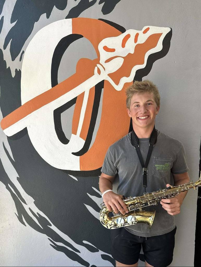 Ryder Rezac with sax
