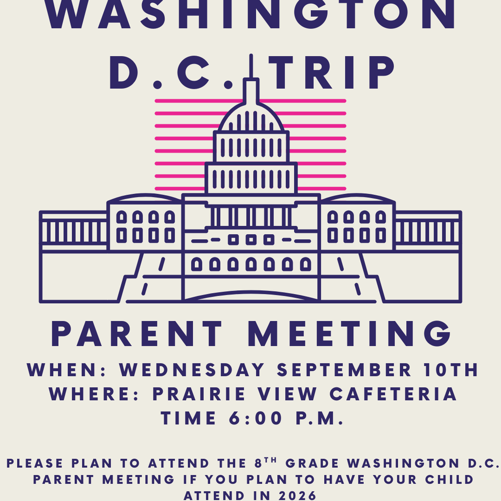 washington DC parent meeting flier