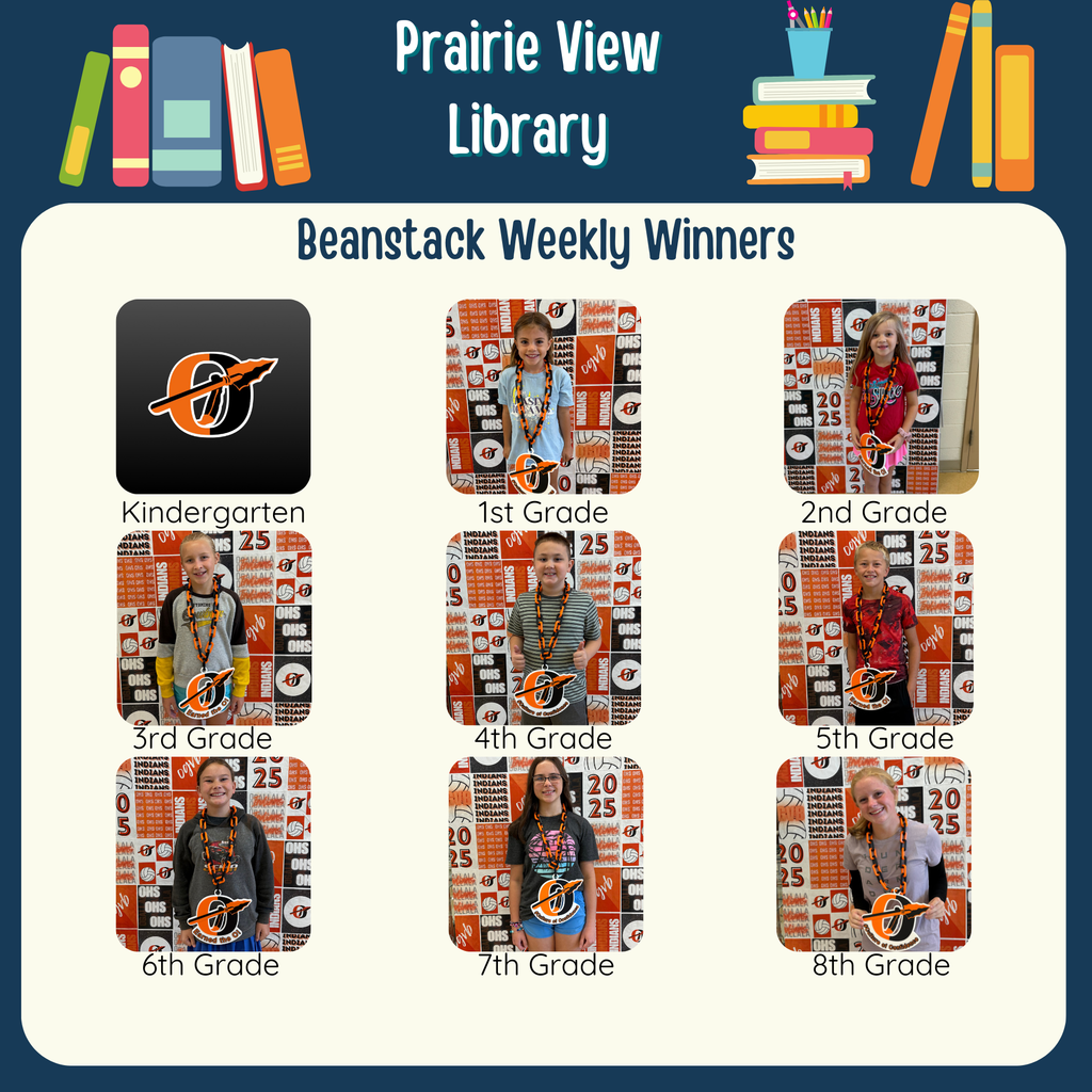 beanstack week one winners