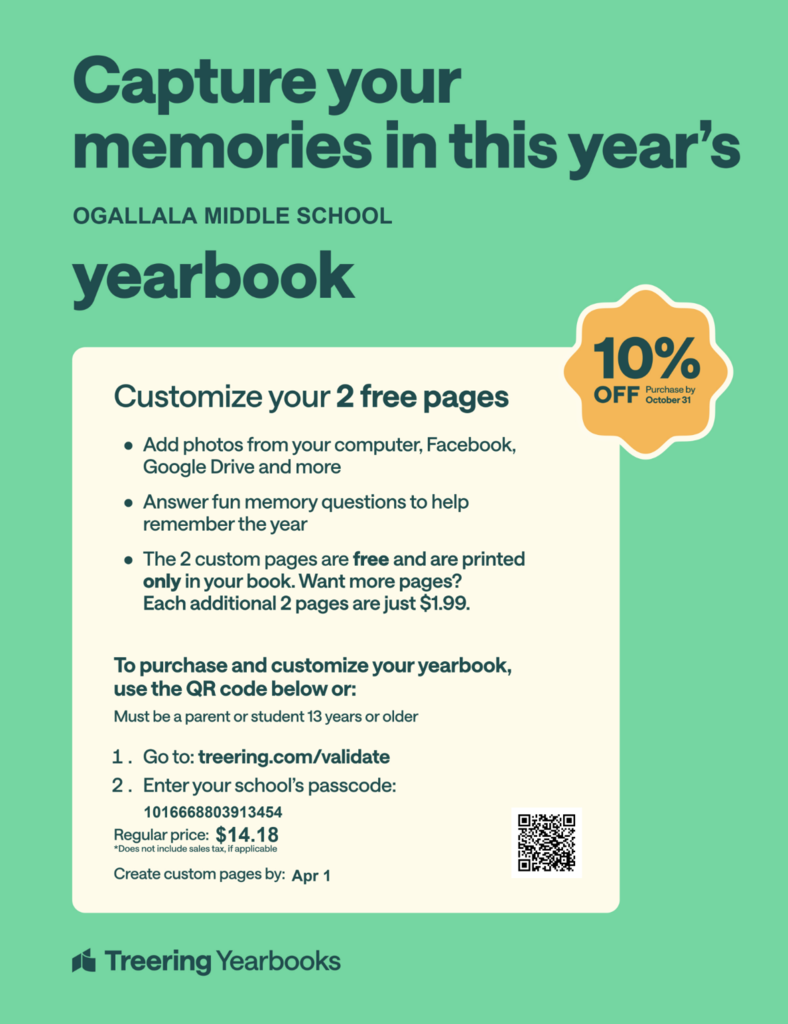 middle school yearbook