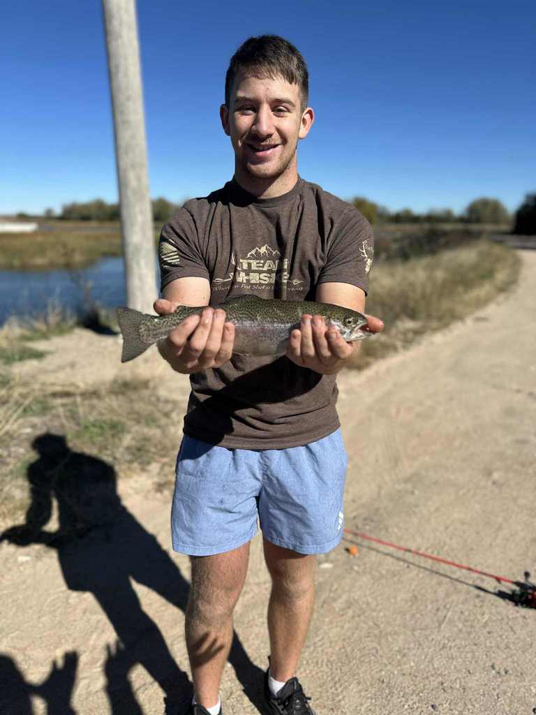 students going fishing