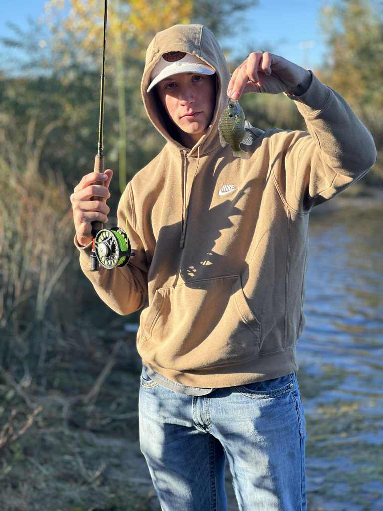 students going fishing
