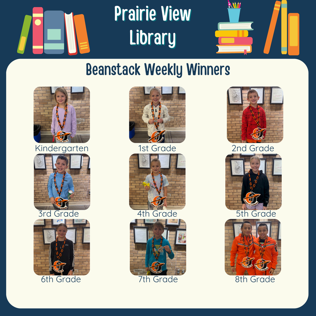 Beanstack Weekly Winners