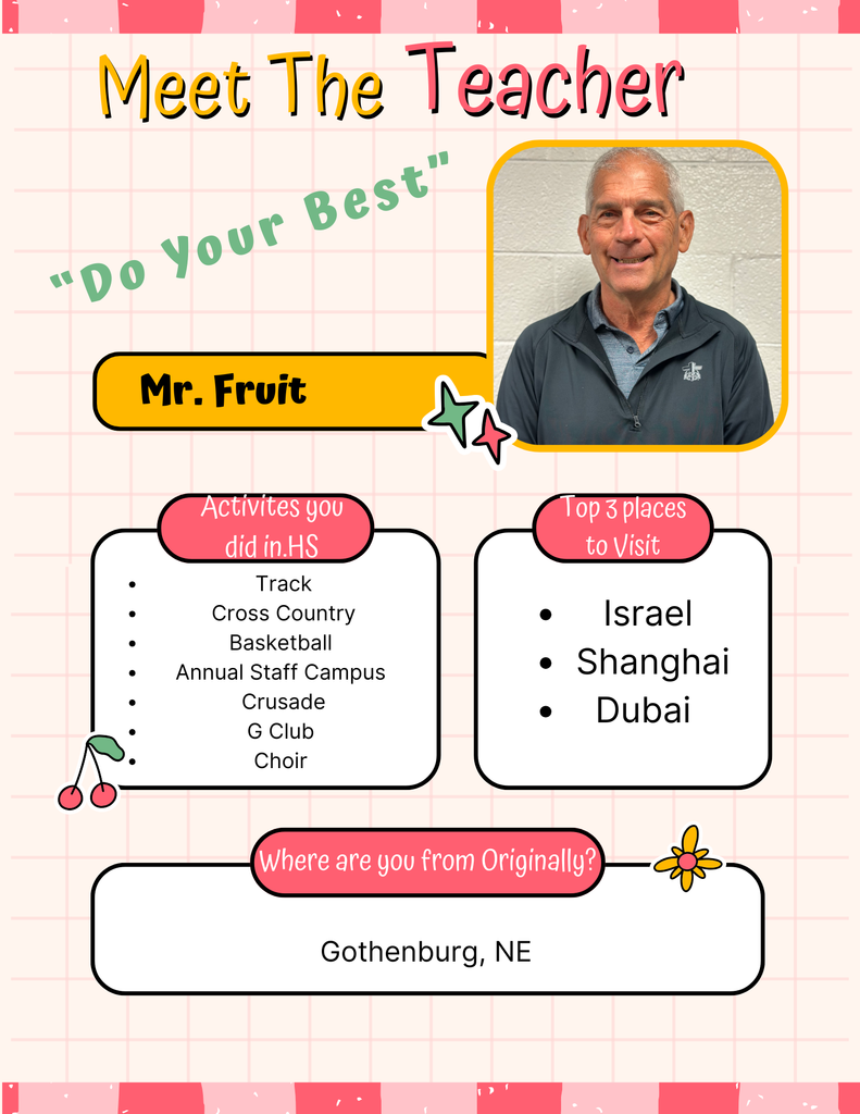 coach fruit meet the teacher