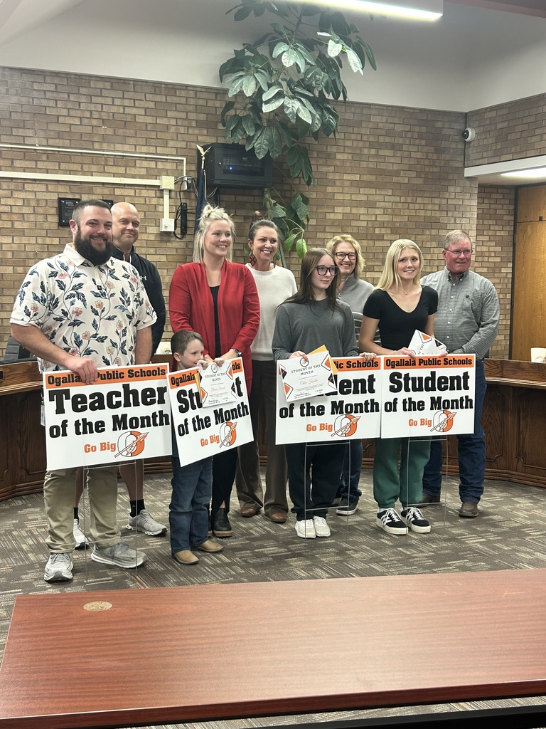 staff and students of the month