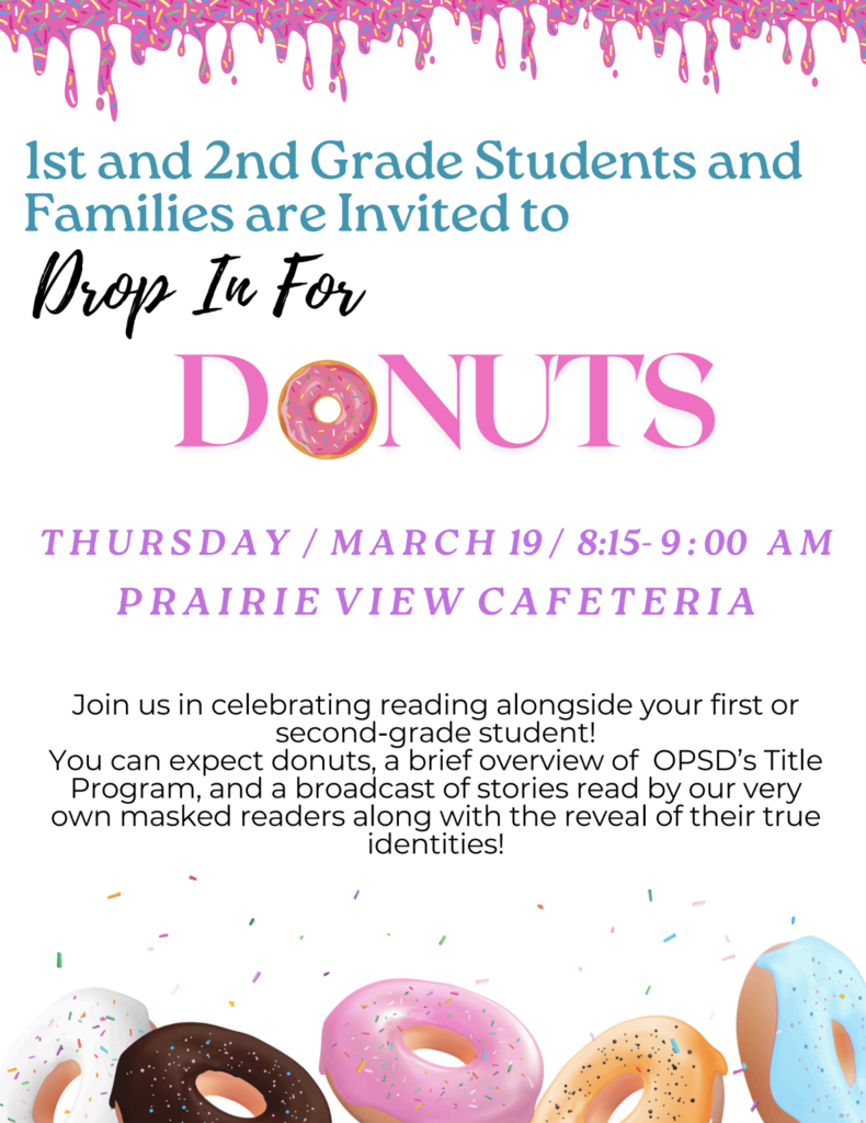 drop in for donuts flier