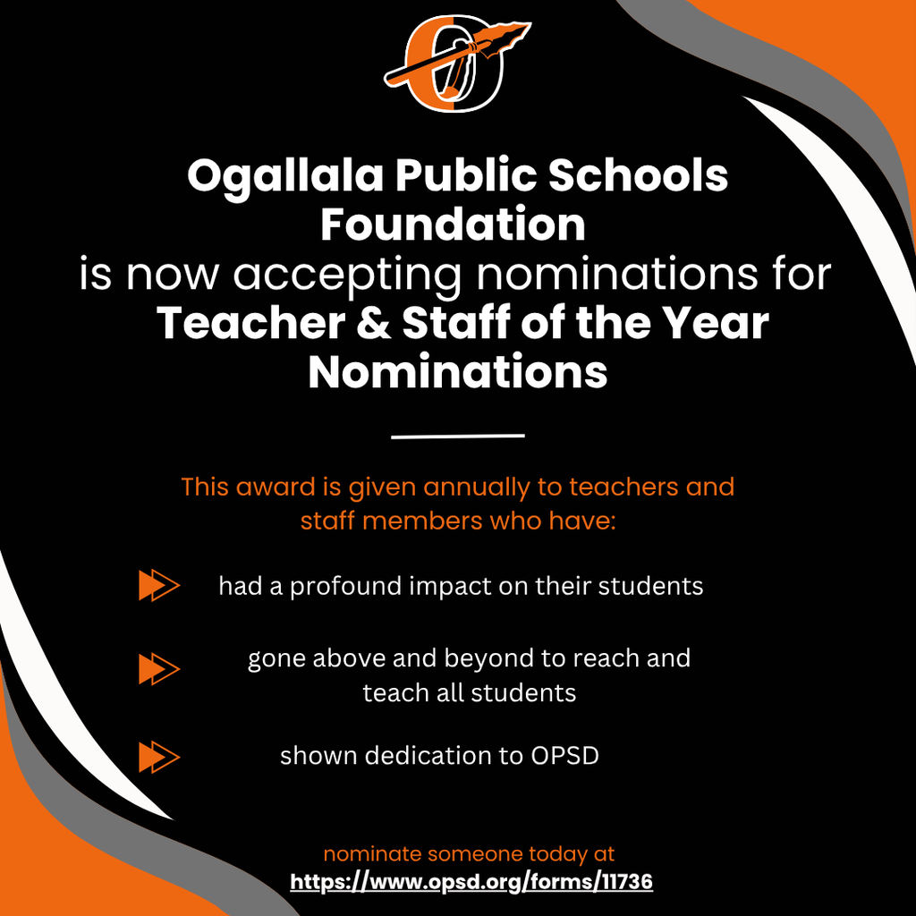 teacher & staff member of the year nomination