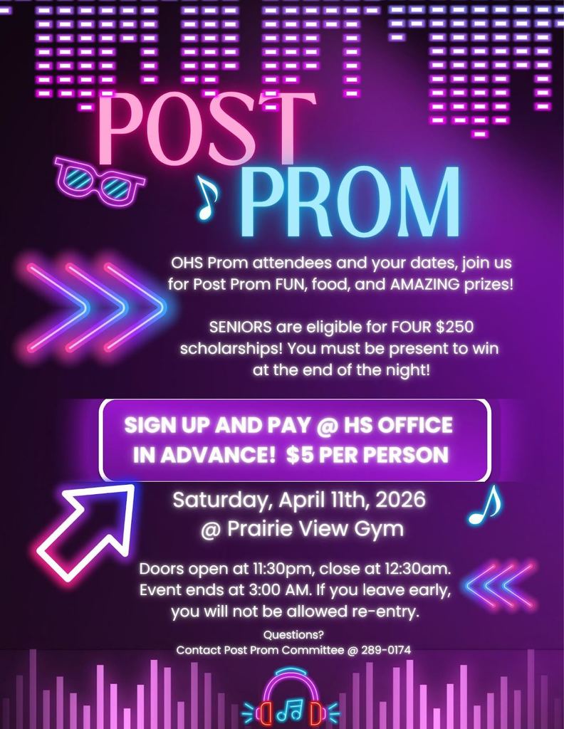post prom flier