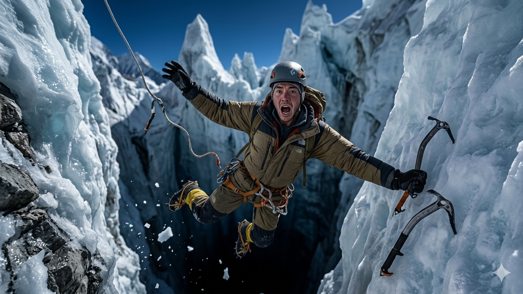 students going up mount everest as project