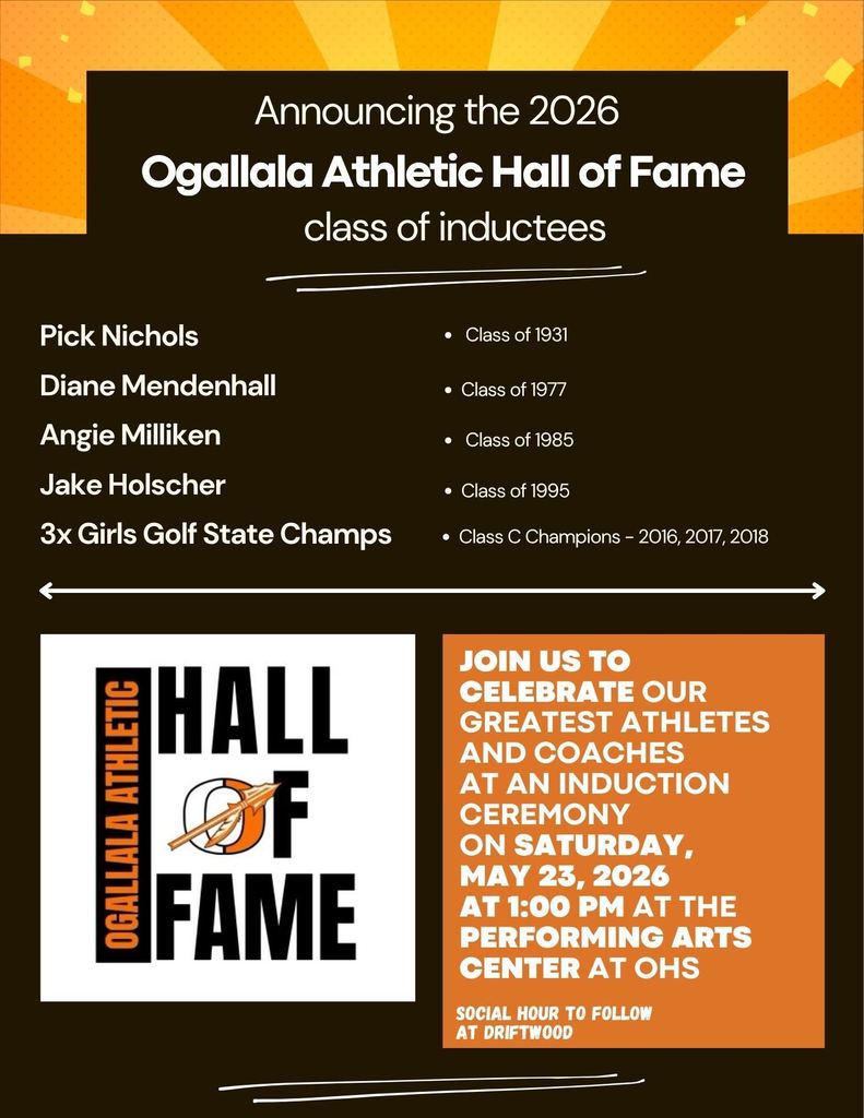ogallala athletic hall of fame post