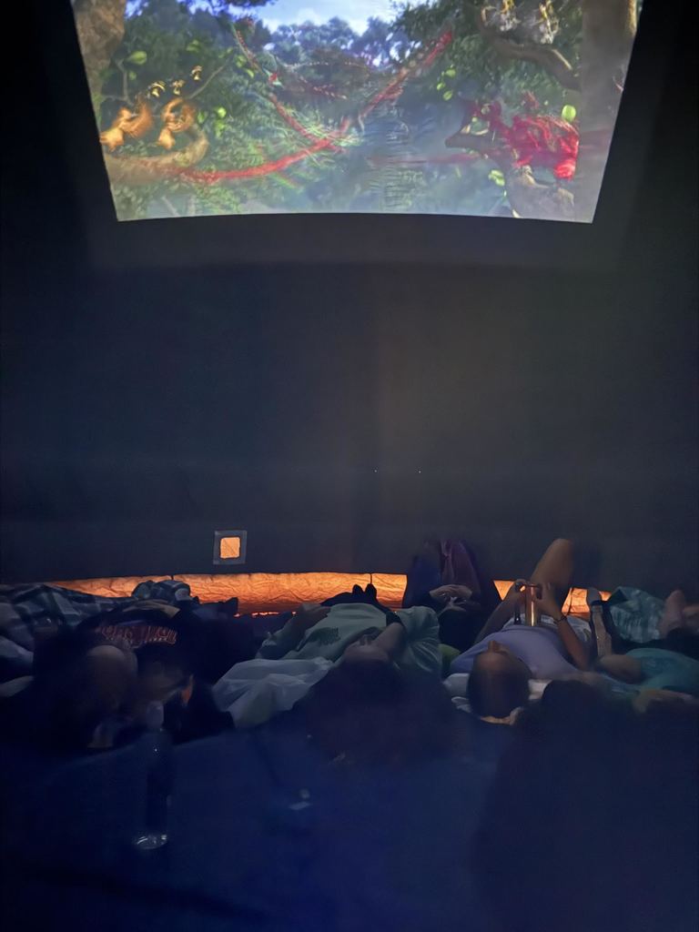 HAL Movie night inside the planetarium