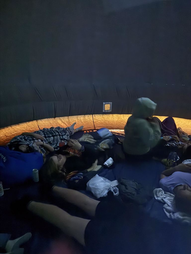 HAL Movie night inside the planetarium