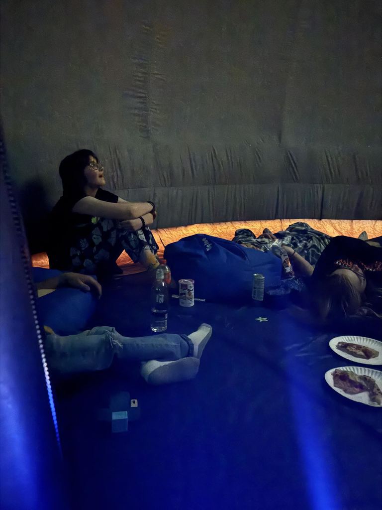 HAL Movie night inside the planetarium