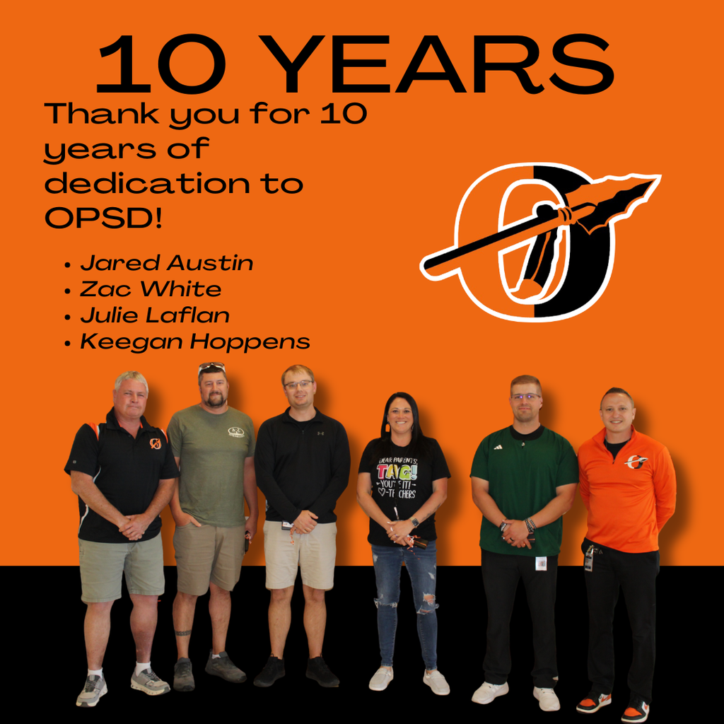 10 years of service graphic