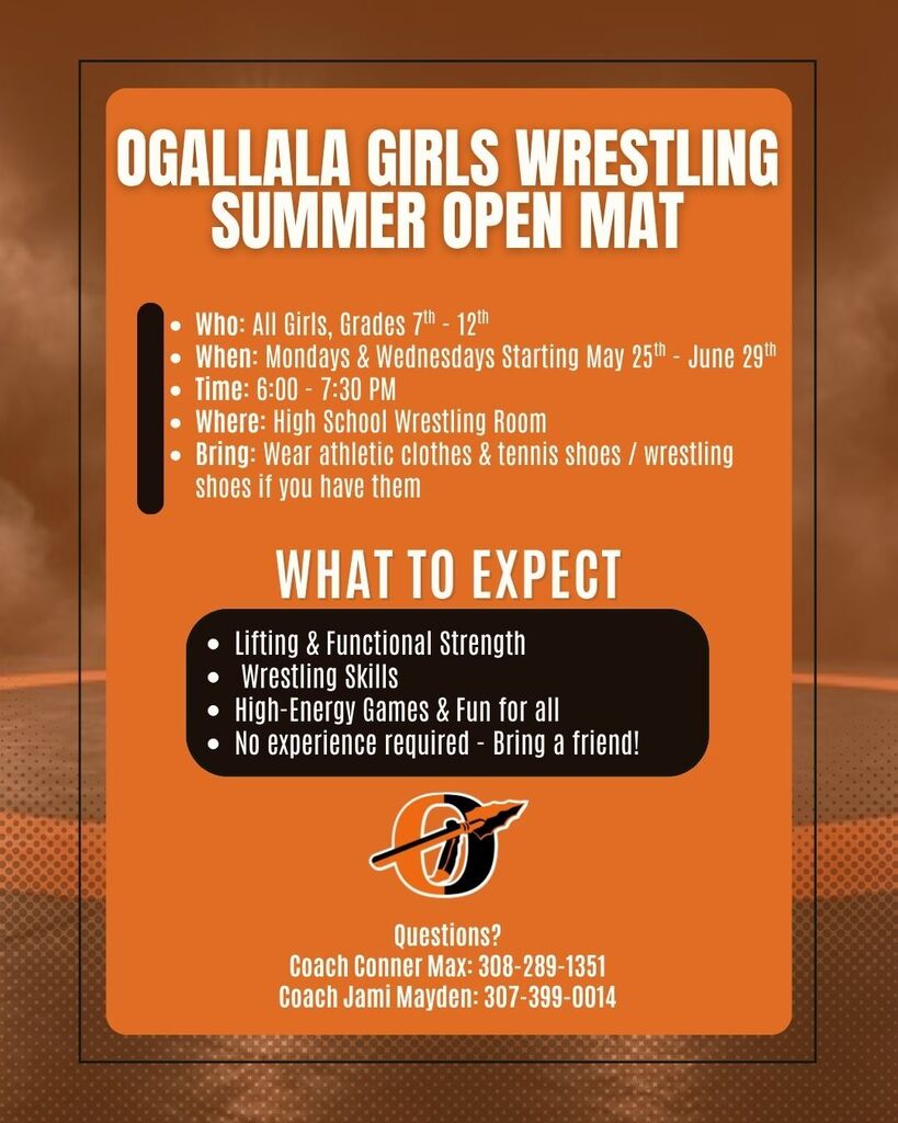girls open mat flier