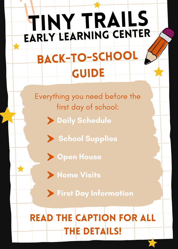 tiny trails back to school guide