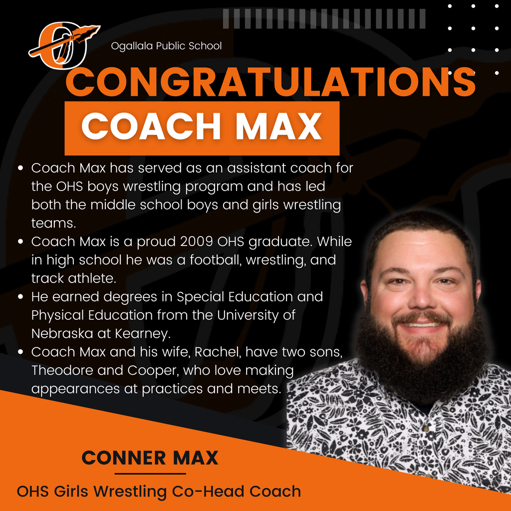 max wrestling co-head coach welcoming post