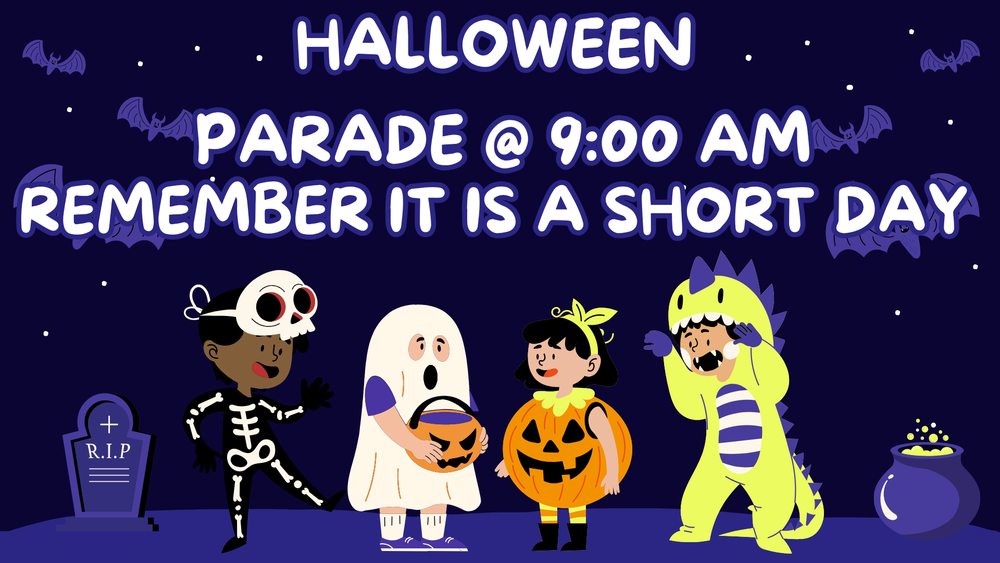 Kids in halloween costumes