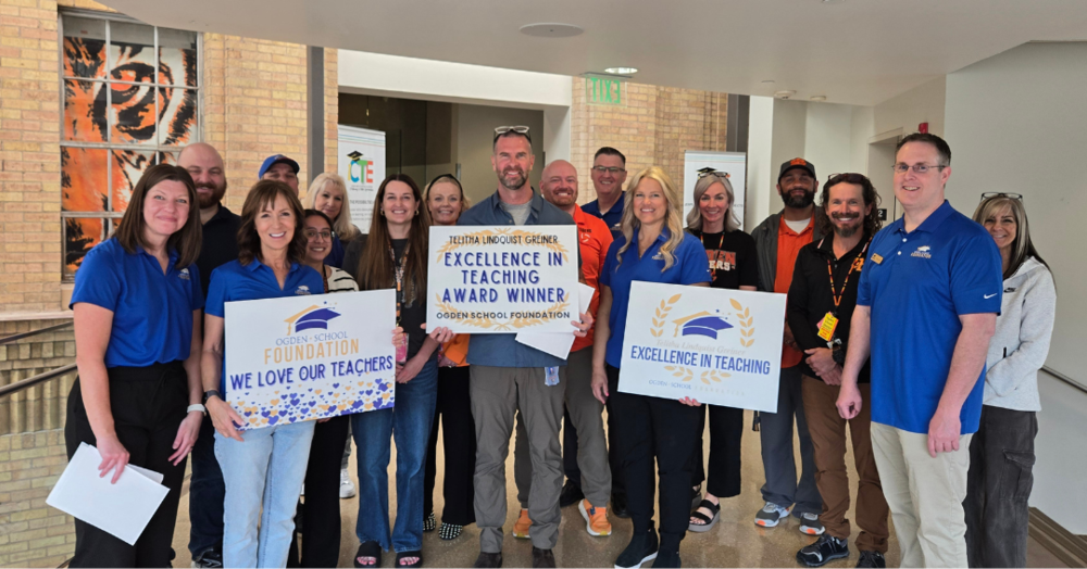 Excellence in Teaching winner surprise at Ogden High