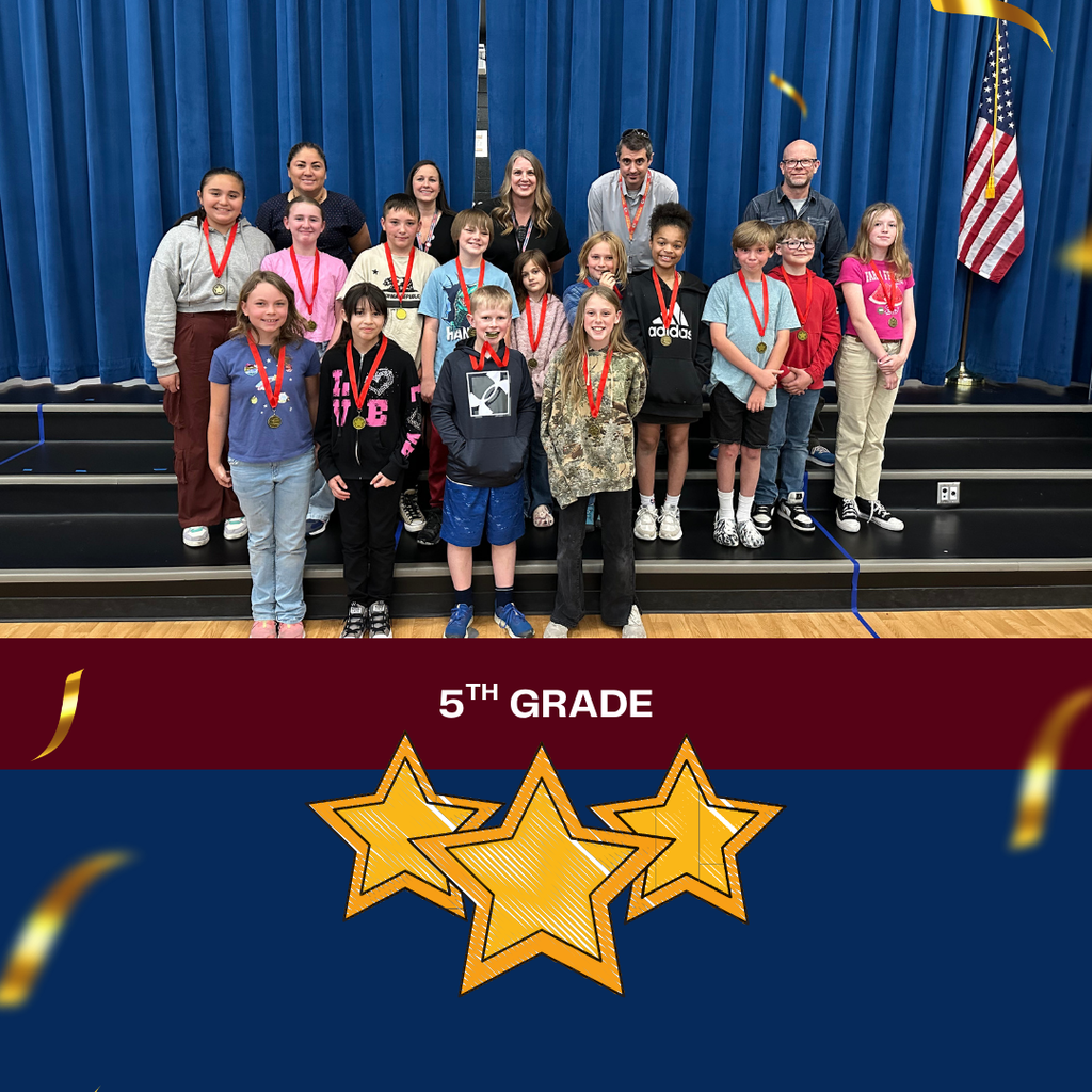 5th grade Award Recipients