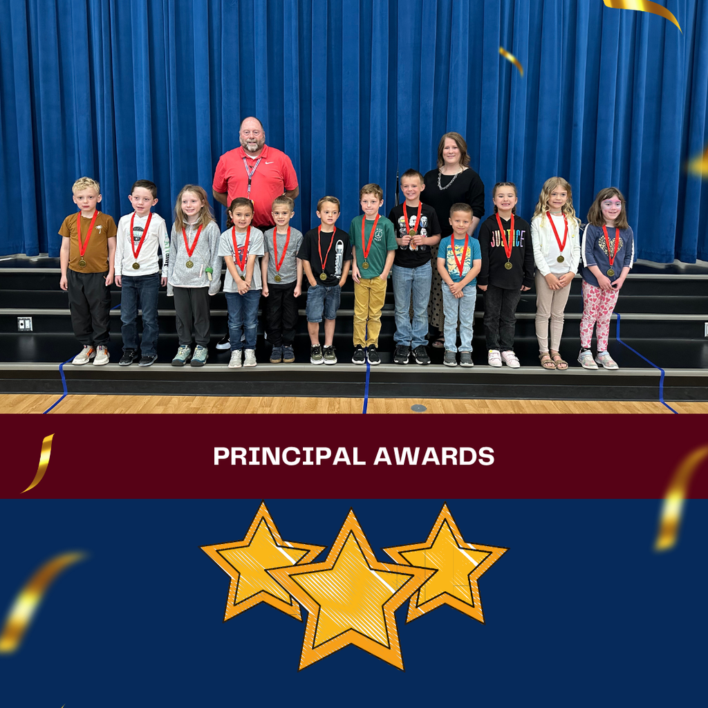 Younger grade Principal's Award Recipients