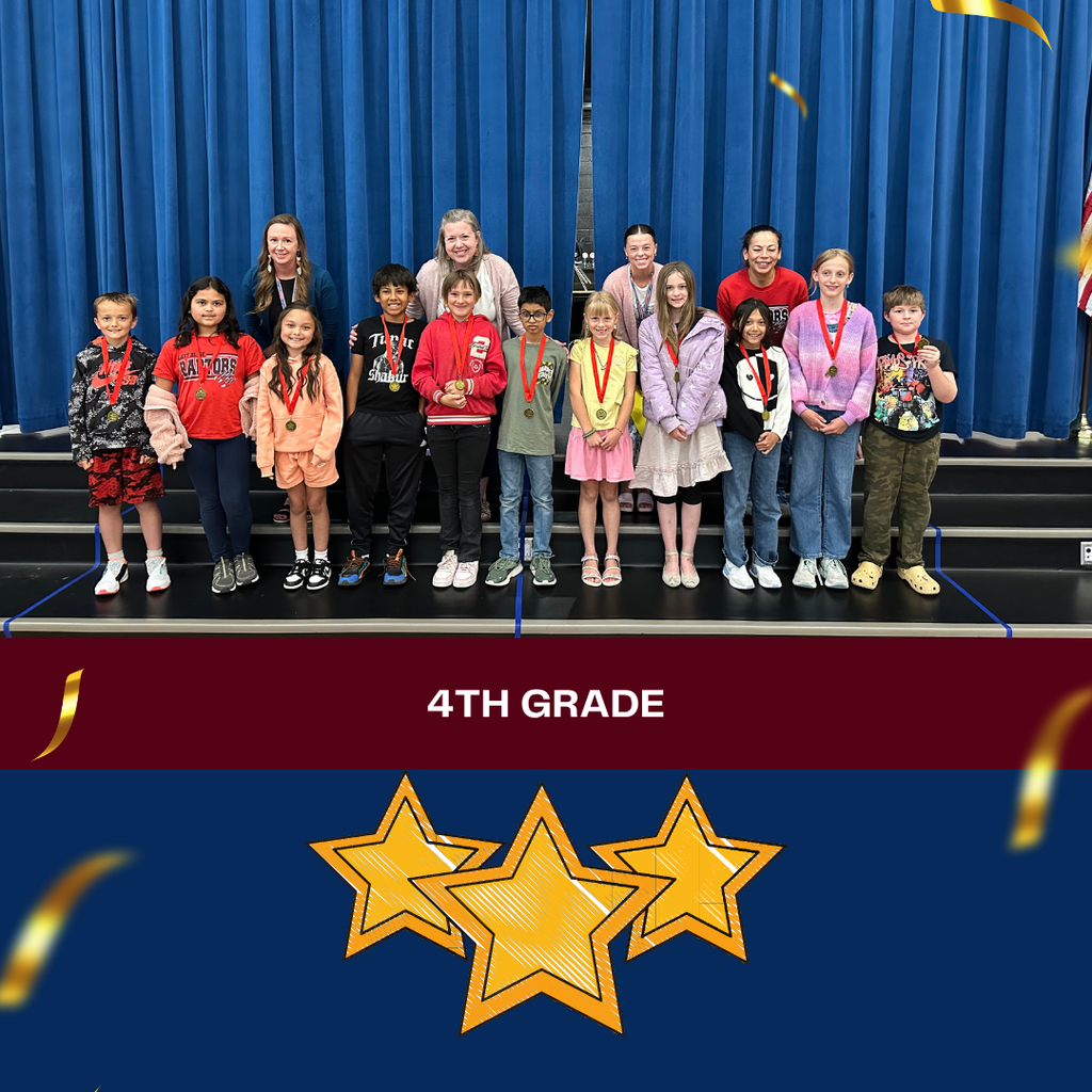 4tth grade Award Recipients