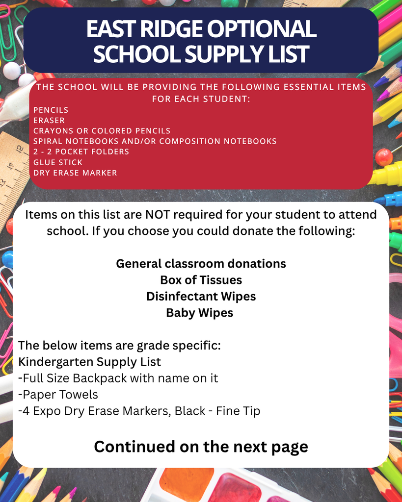 Back to school background with the back to school list