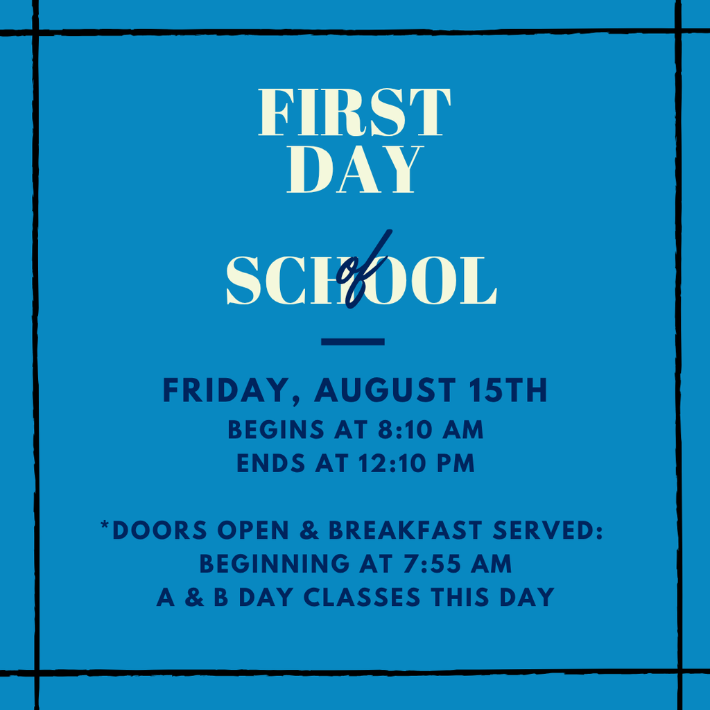 First Day of School 25-26