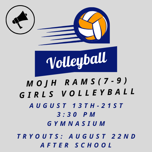 MOJH Girls Volleyball