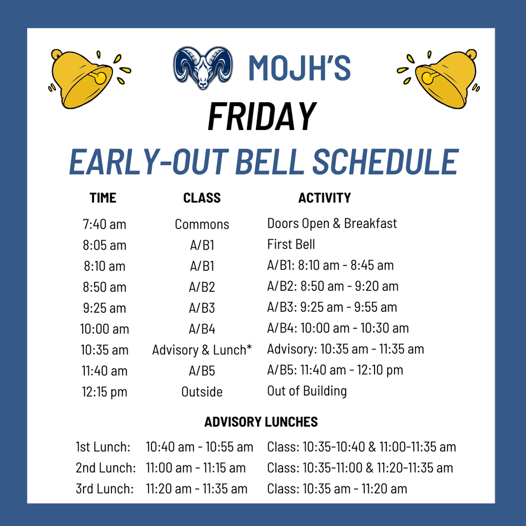 Friday Schedule