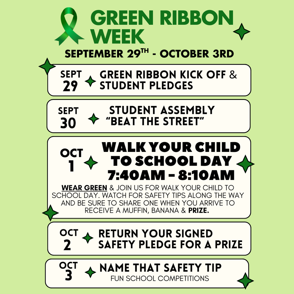 Green Ribbon Week Info-English