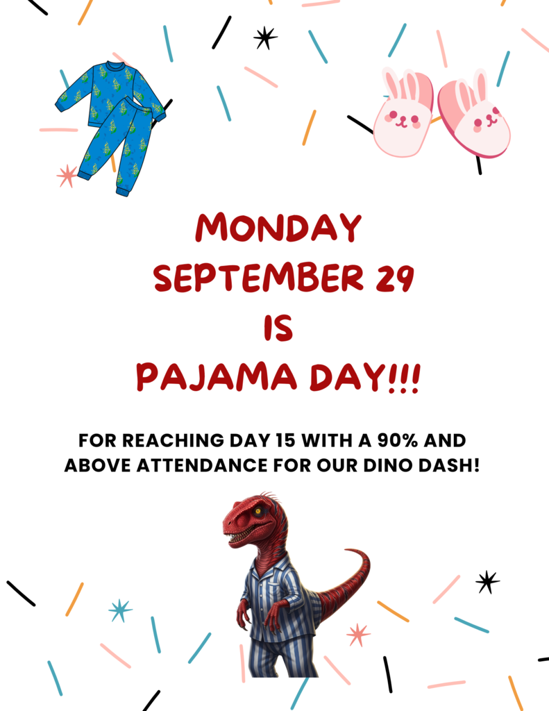 Dino wearing Pajamas English