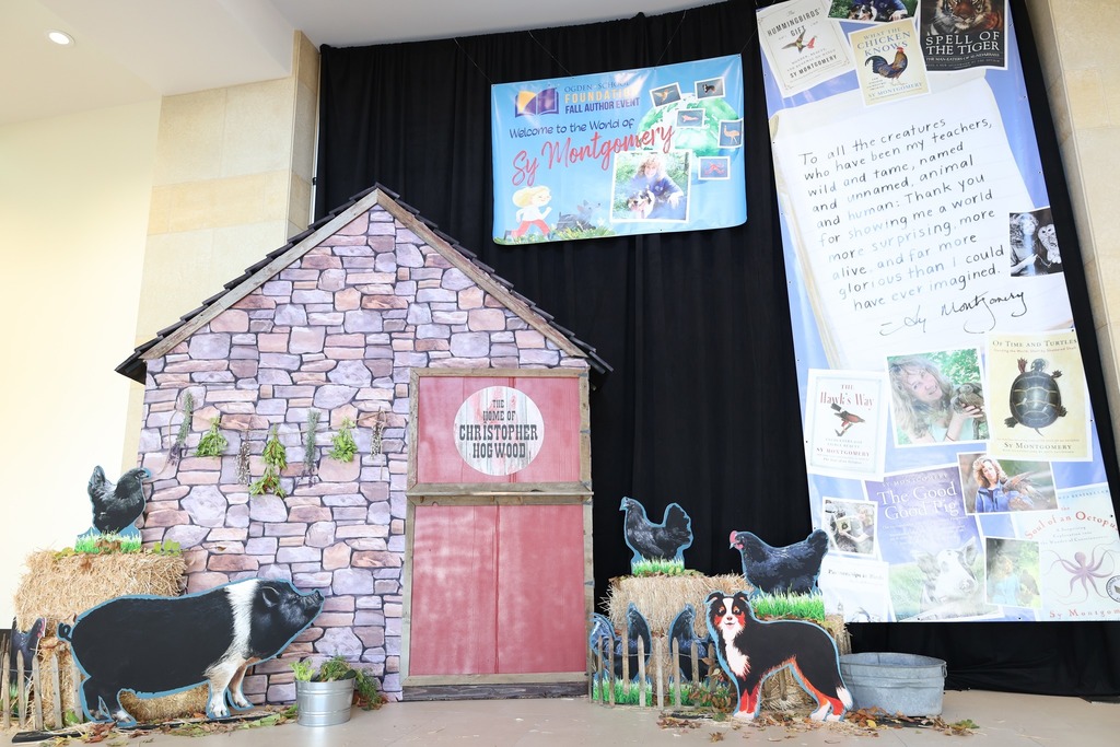 Barnyard Scene at Fall Author Event