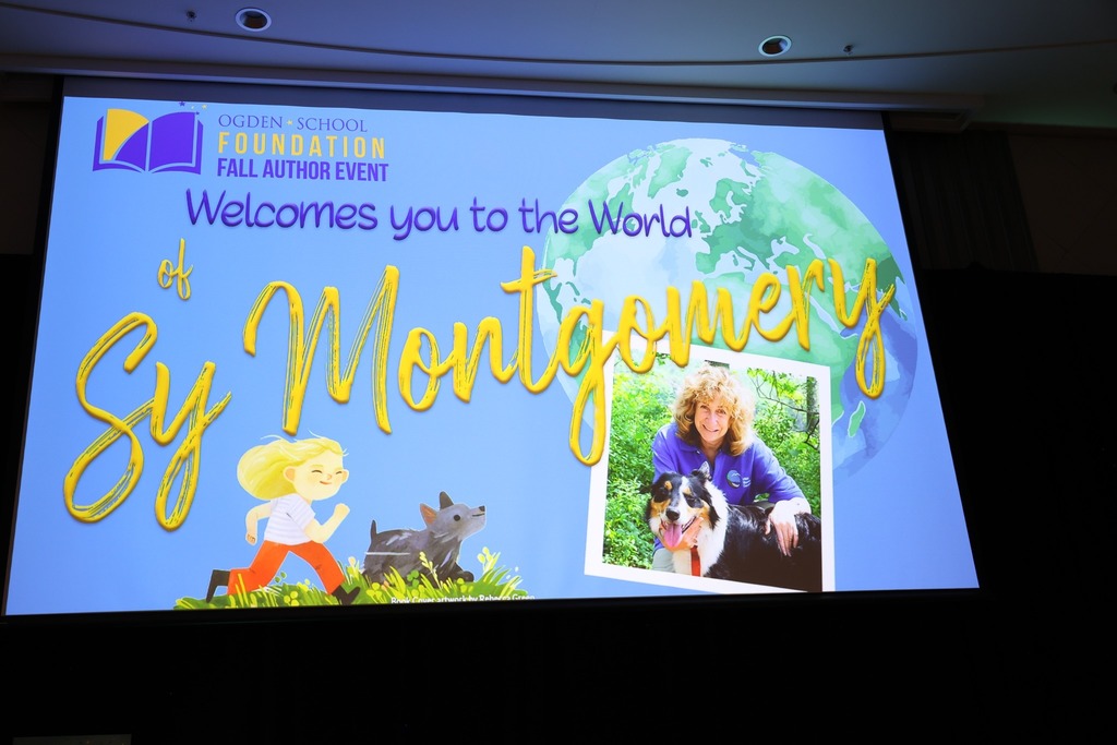 Sign at Fall Author Event
