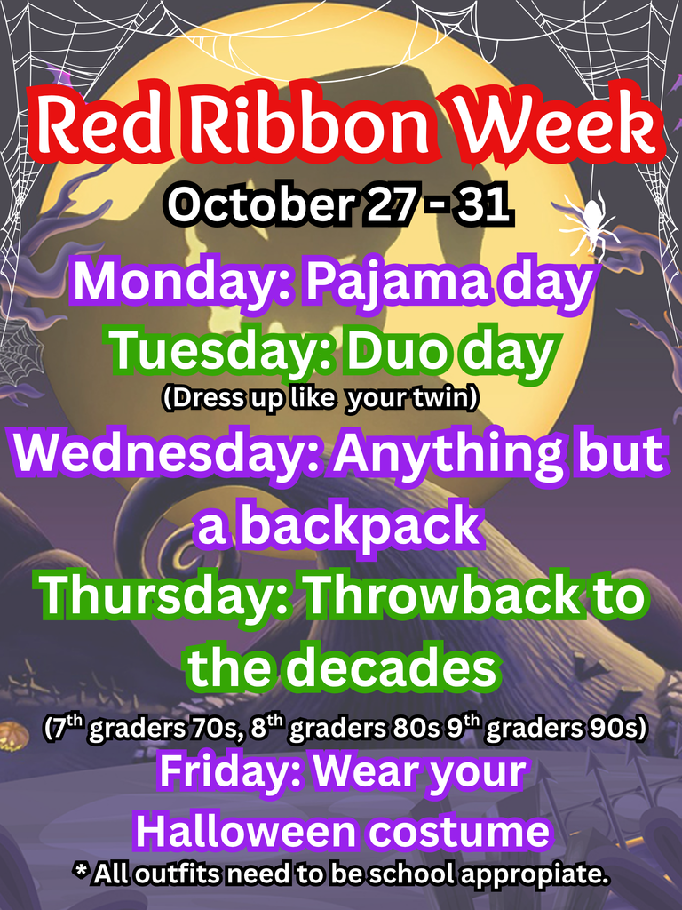 Red Ribbon Week Poster