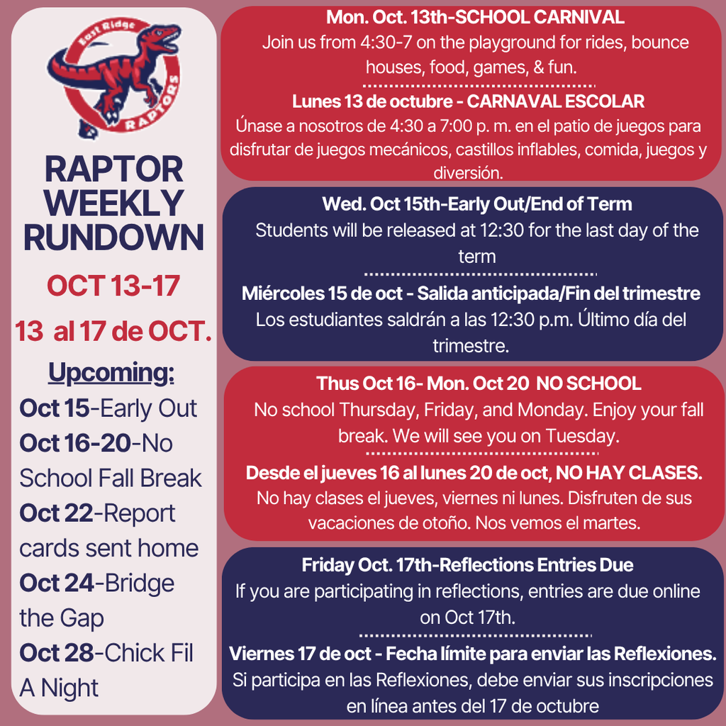 Raptor Rundown Info