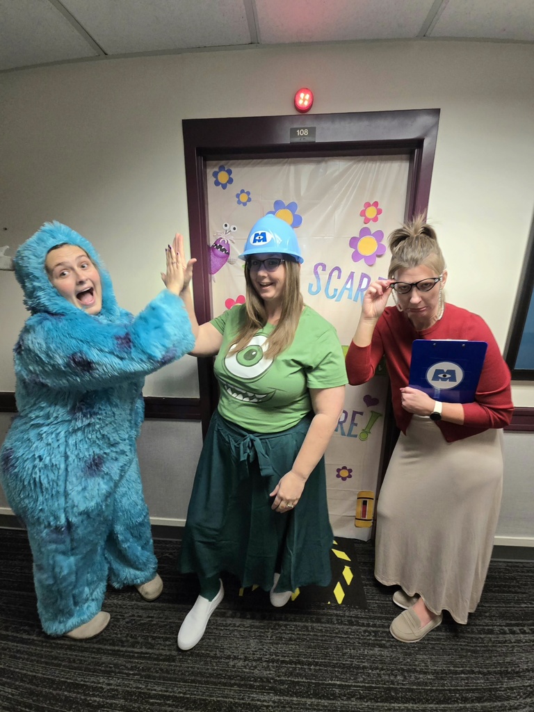OSF staff in Monsters Inc costumes