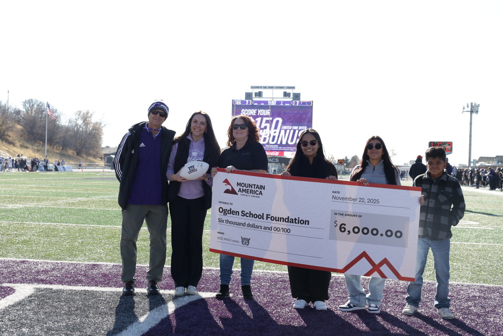check presentation on WSU football field