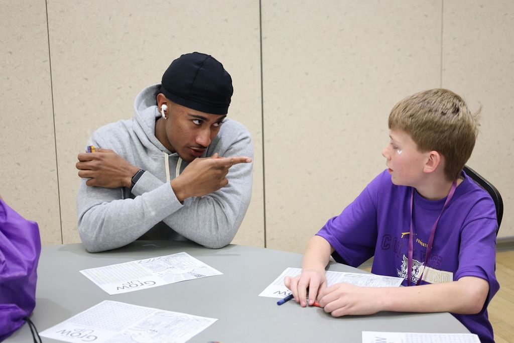 WSU athlete with student