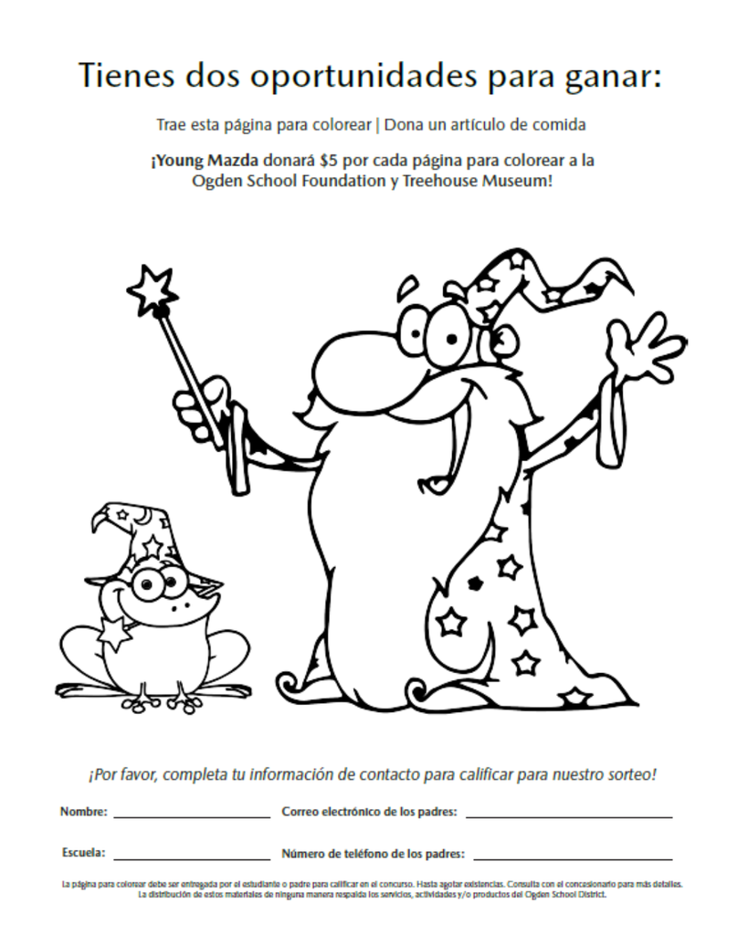Spanish coloring page