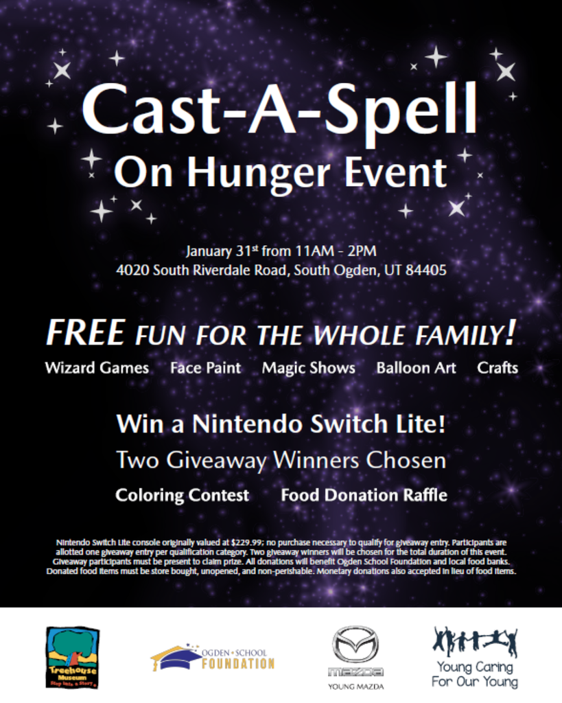 Cast a Spell on Hunger flyer