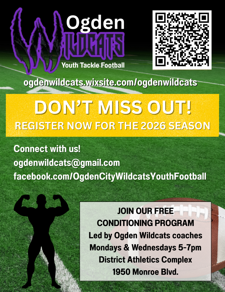Ogden Wildcats Youth Tackle Football Flyer