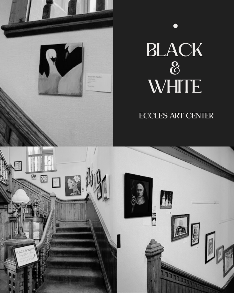 Black and White Modern Moodboard Collage Instagram Post