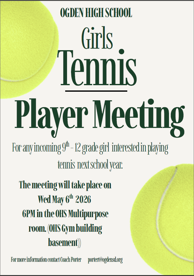 Ogden High School Tennis