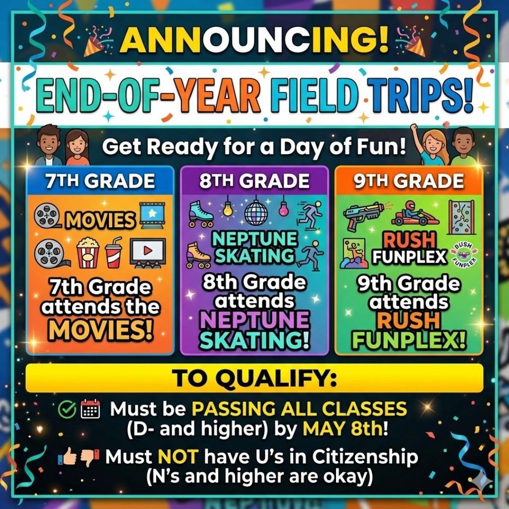 End of Year Field Trips